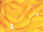canned  yellow peach  in syrup